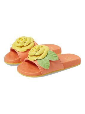 Janie and Jack Girl's Flower Pool Slide (Toddler/Little Big Kid) Flat Sandal